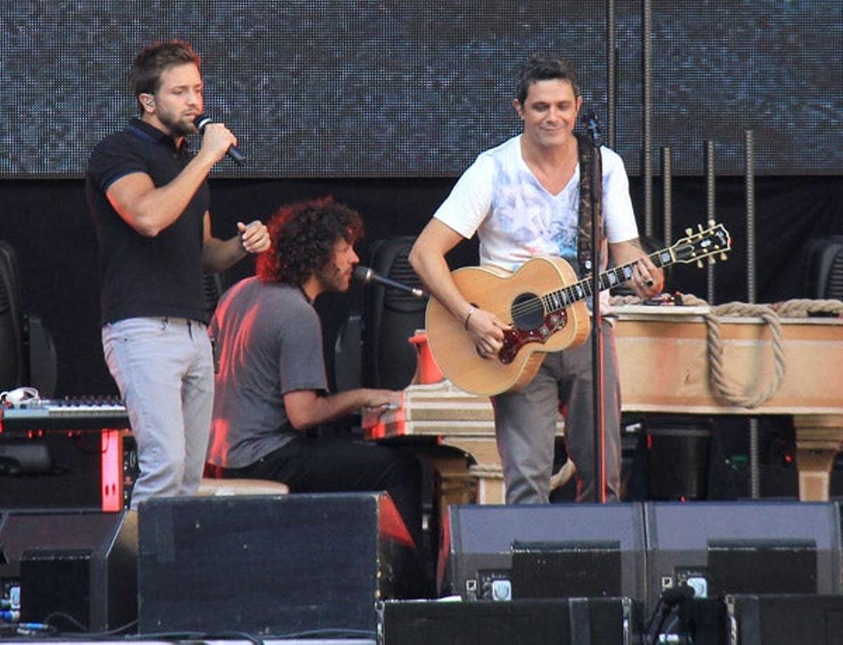Alejandro Sanz y Pablo Alborán
