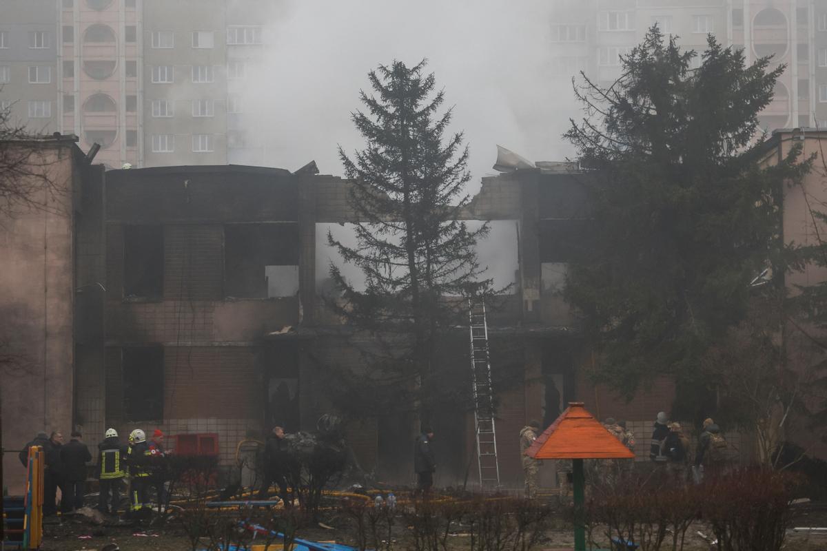Muere el ministro del Interior de Ucrania en un accidente de helicóptero al este de Kiev