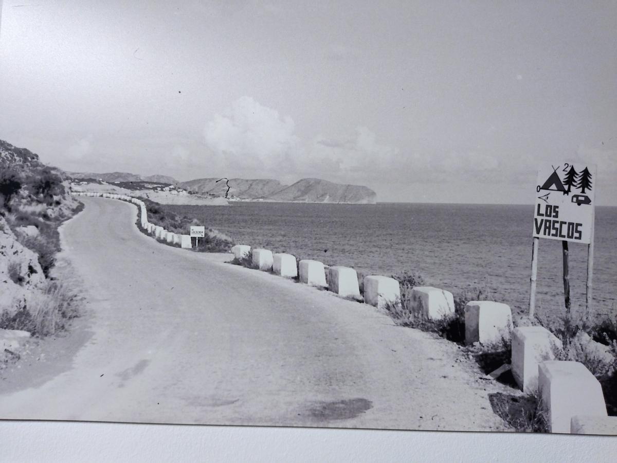 Imagen de los años 60 de la costa de Benissa