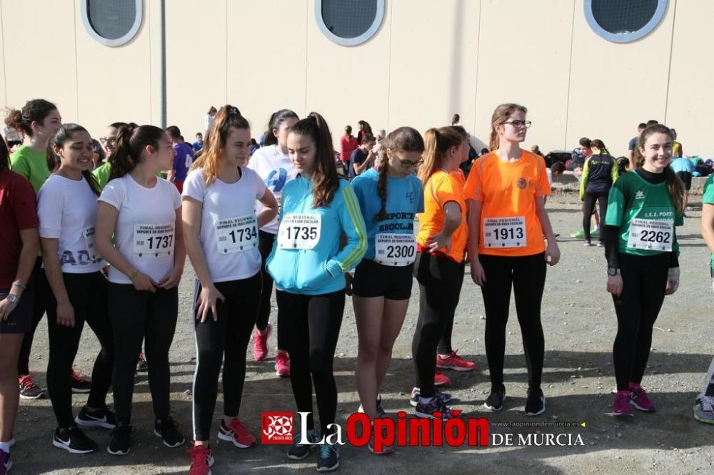 Final Regional de Cross Escolar: juvenil