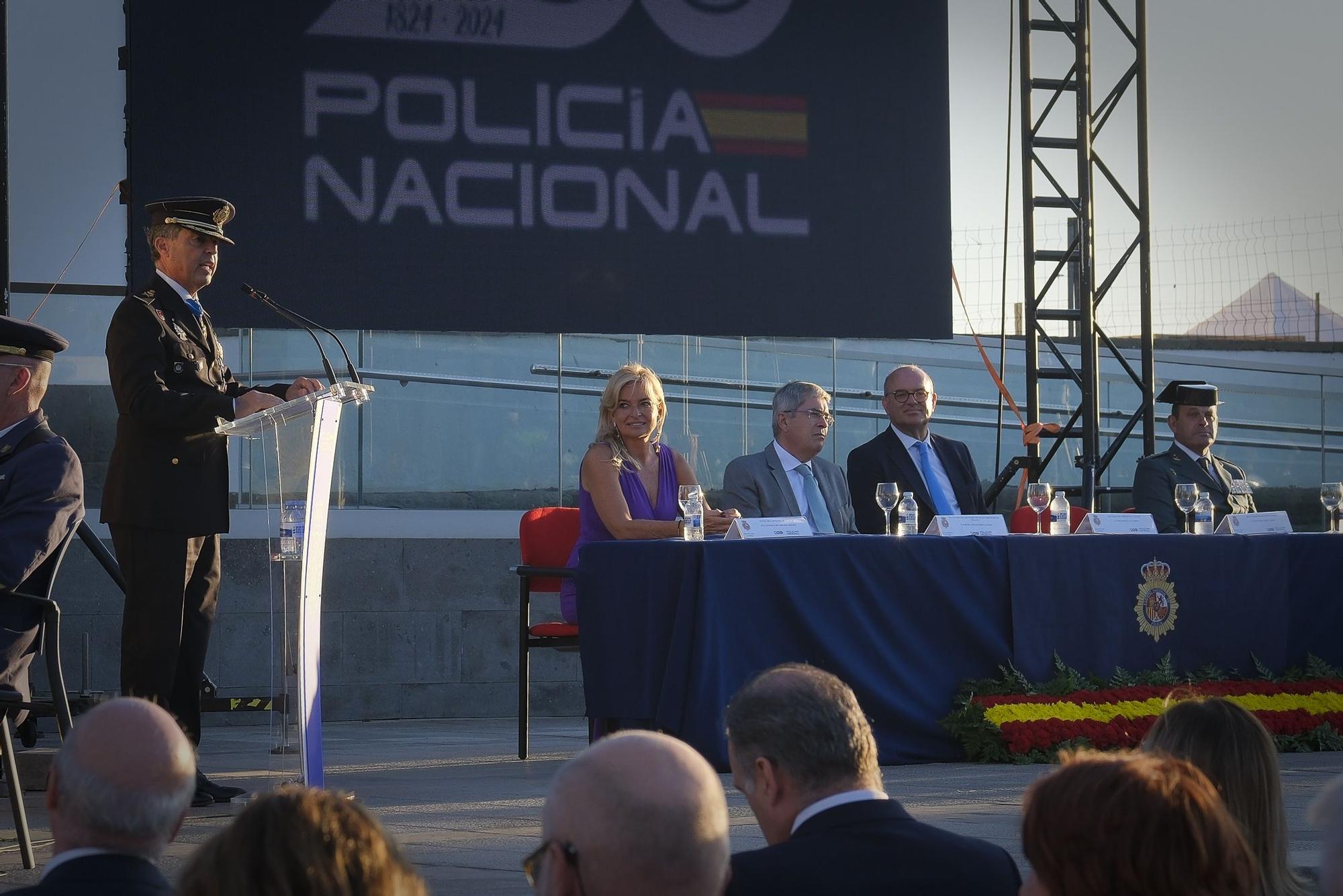 27-09-2024 SAN BARTOLOMÉ DE MASPALOMAS. Acto por el Día de la Policía Nacional, junto al Faro de Maspalomas  | 27/09/2024 | Fotógrafo: Andrés Cruz