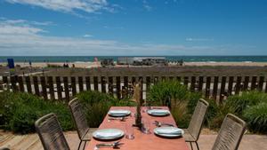 Terraza del restaurante Xalar (Castelldefels).