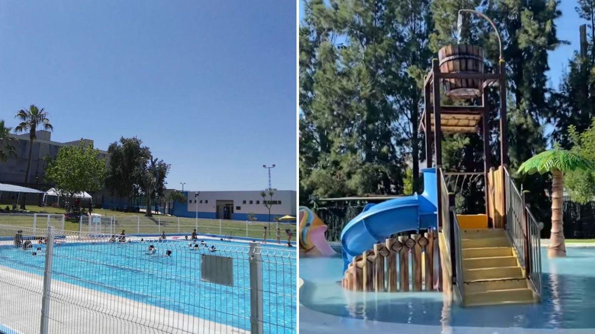 Piscina pública de El Coronil, una de las más económicas de Sevilla con toboganes y juegos de agua para los más pequeños