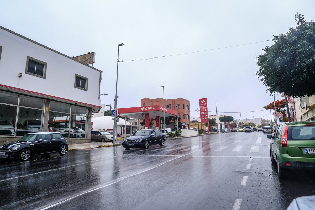 Las lluvias de la borrasca Óscar en Santa Lucía y San Bartolomé de Tirajana