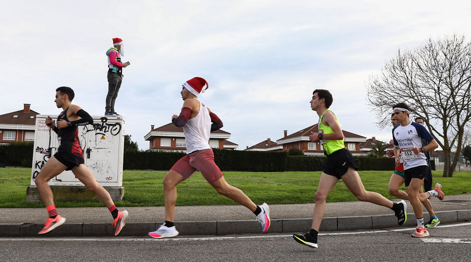 La carrera Popular de Nochebuena de Gijón