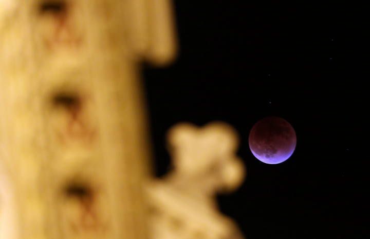 Superluna y eclipse lunar