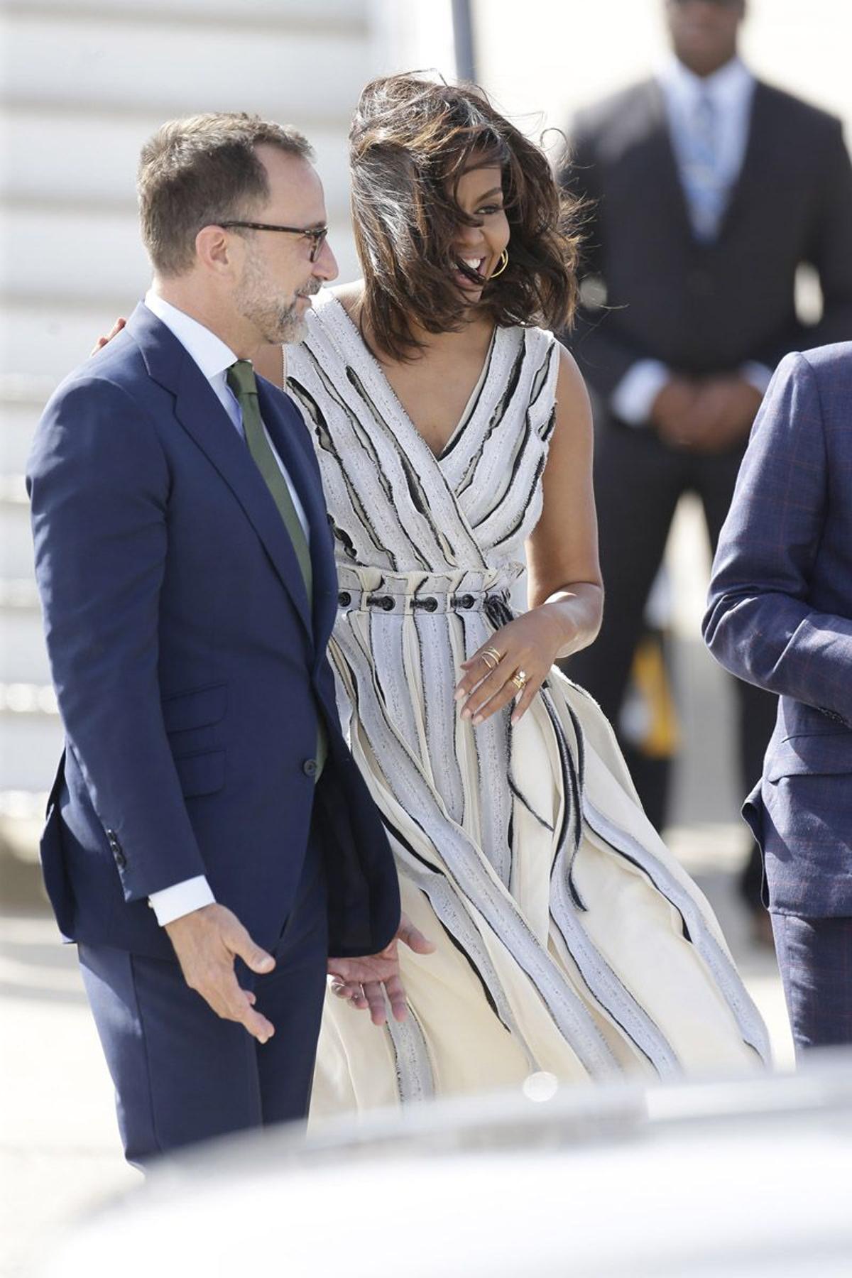 Michelle Obama y James Costos en Madrid