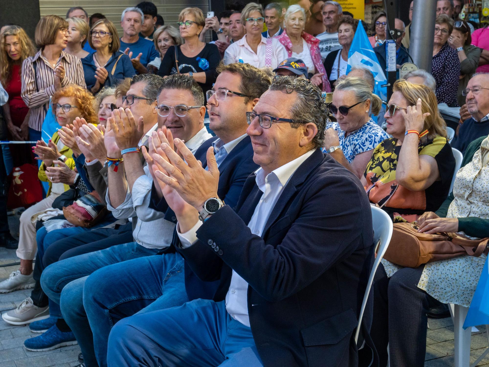 Mitin de fin de campaña de Toni Pérez en Benidorm