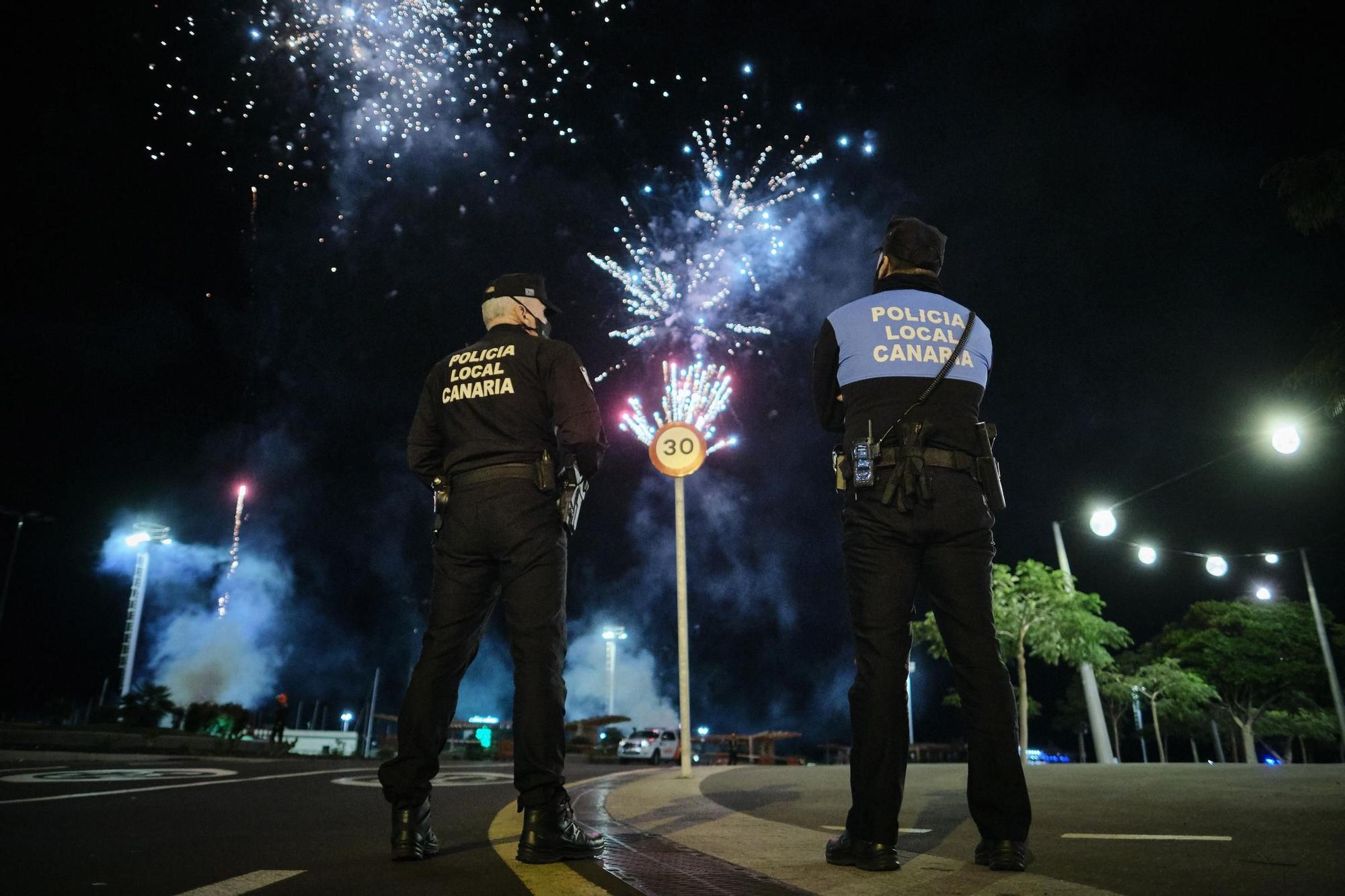 Nochevieja con la Policía Local de Santa Cruz