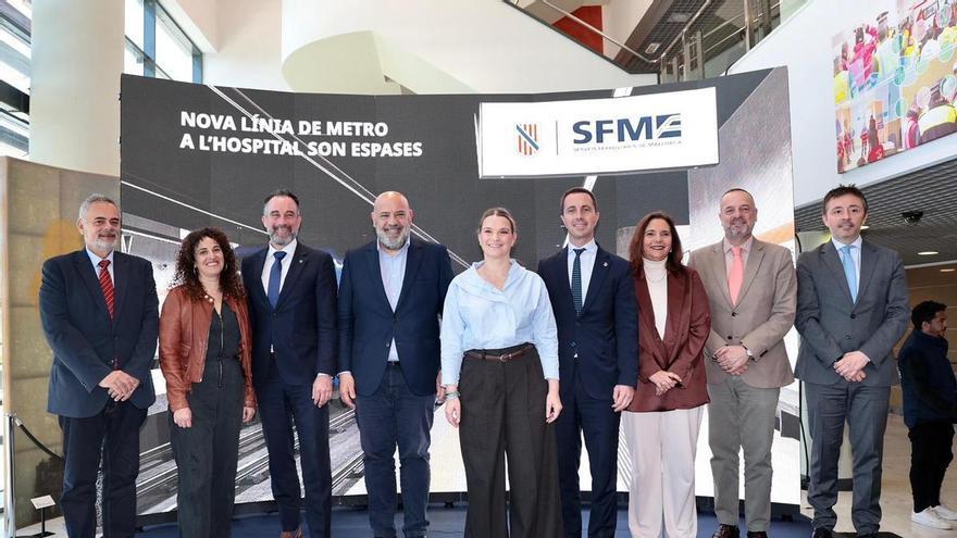 La futura línea de metro de Palma a Son Espases unirá la plaza de España con el hospital en diez minutos