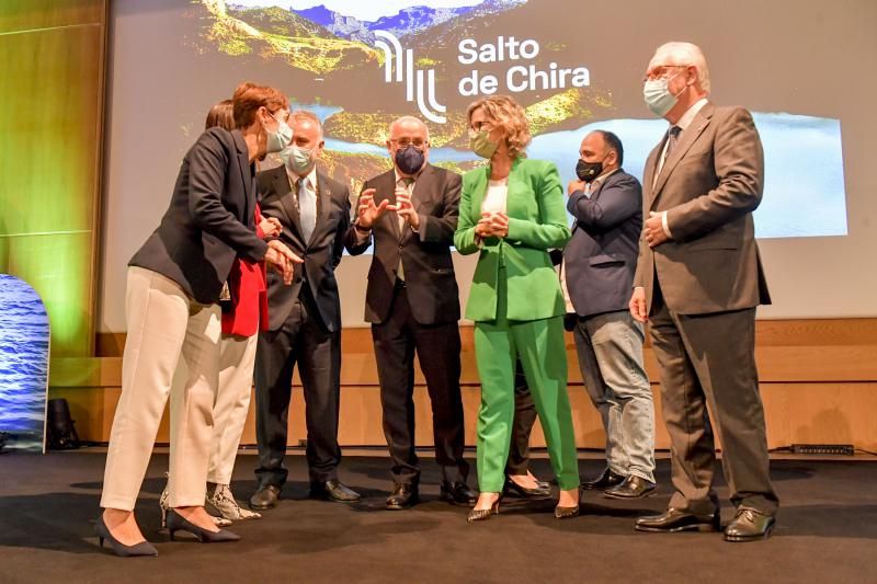 Acto de inicio de las obras de Salto de Chira