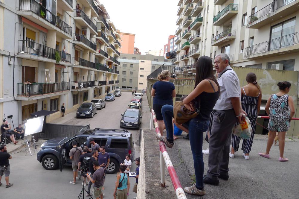 Rodatge de la sèrie "La Unidad" a Figueres