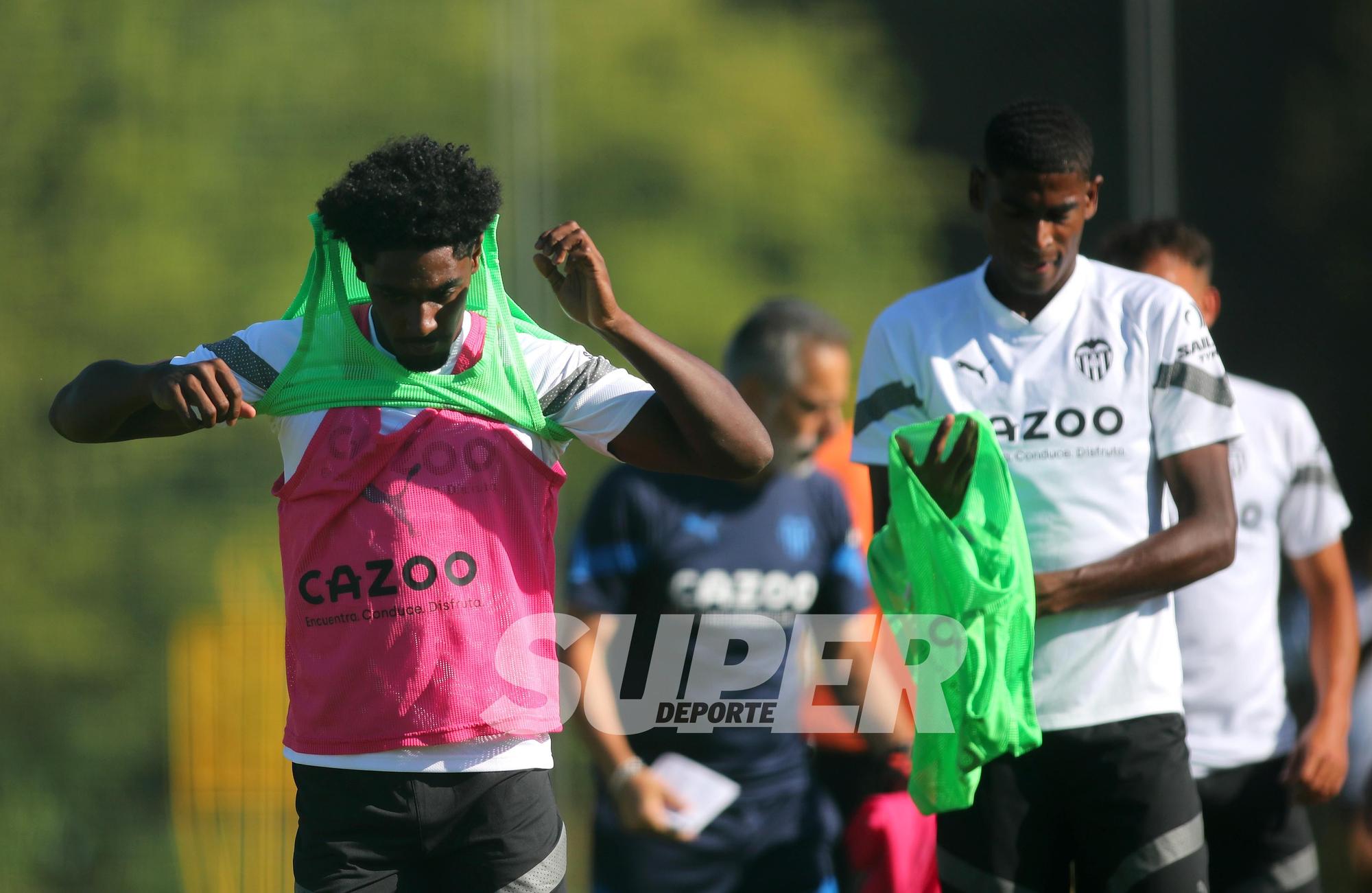 Entrenamiento de la tarde en St Gallen