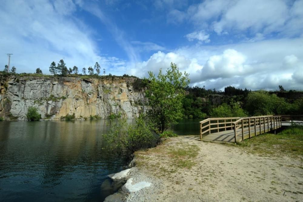 Laguna de Pedras Miúdas, en Catoira.