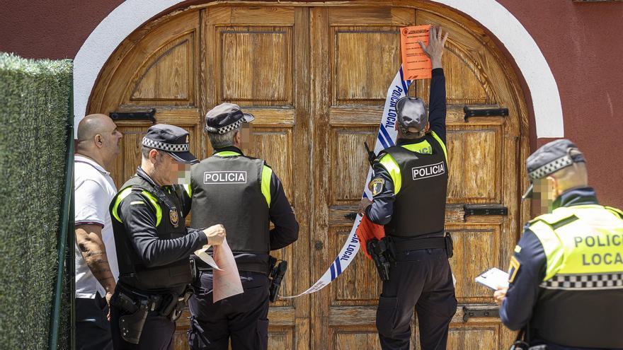La Policía Local de Sant Joan precinta las instalaciones de una comunidad terapéutica por carecer de documentación