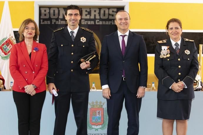 08.03.19. Las Palmas de Gran Canaria. Acto de entrega de Honores y Distinciones Bomberos de Las Palmas de GC. Foto Quique Curbelo