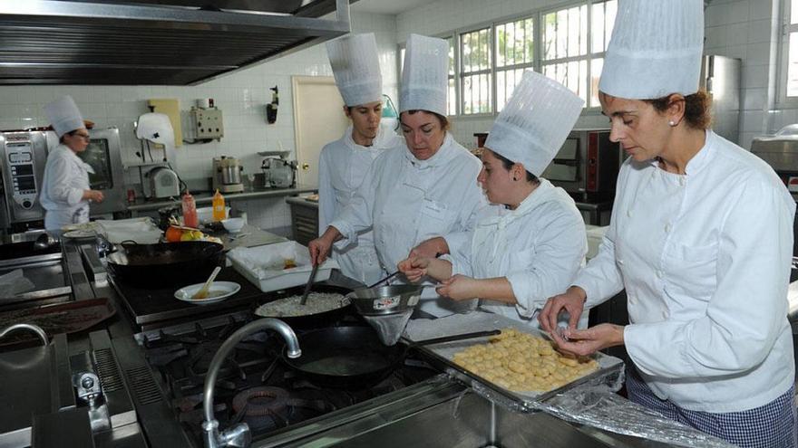 Imagen del interior de las instalaciones actuales de la Escuela de Hostelería y Turismo Bellamar.