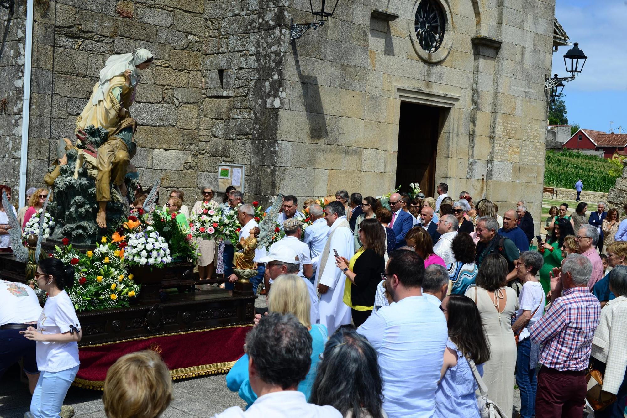 Las celebraciones en honor a la Virgen del Carmen en O Morrazo. La procesión en Bueu