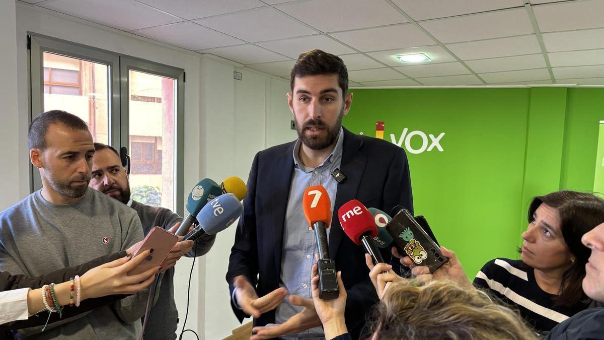 El presidente de Vox en la Región de Murcia, José Ángel Antelo.