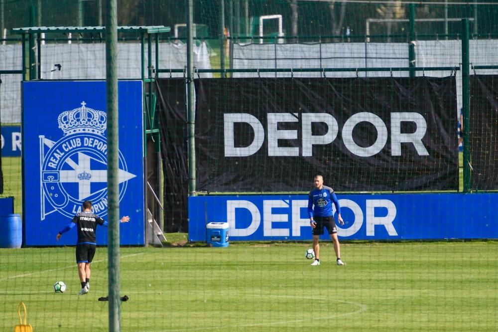 Entrenamiento y lista antes de medirse al Espanyol