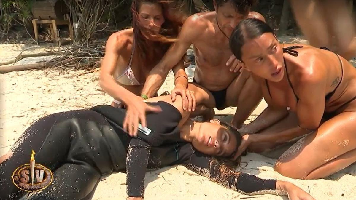 Blanca Manchón se desmaya en Supervivientes