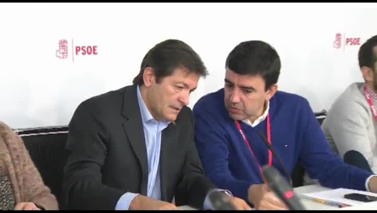 Imatges de la reunió del comitè federal del PSOE