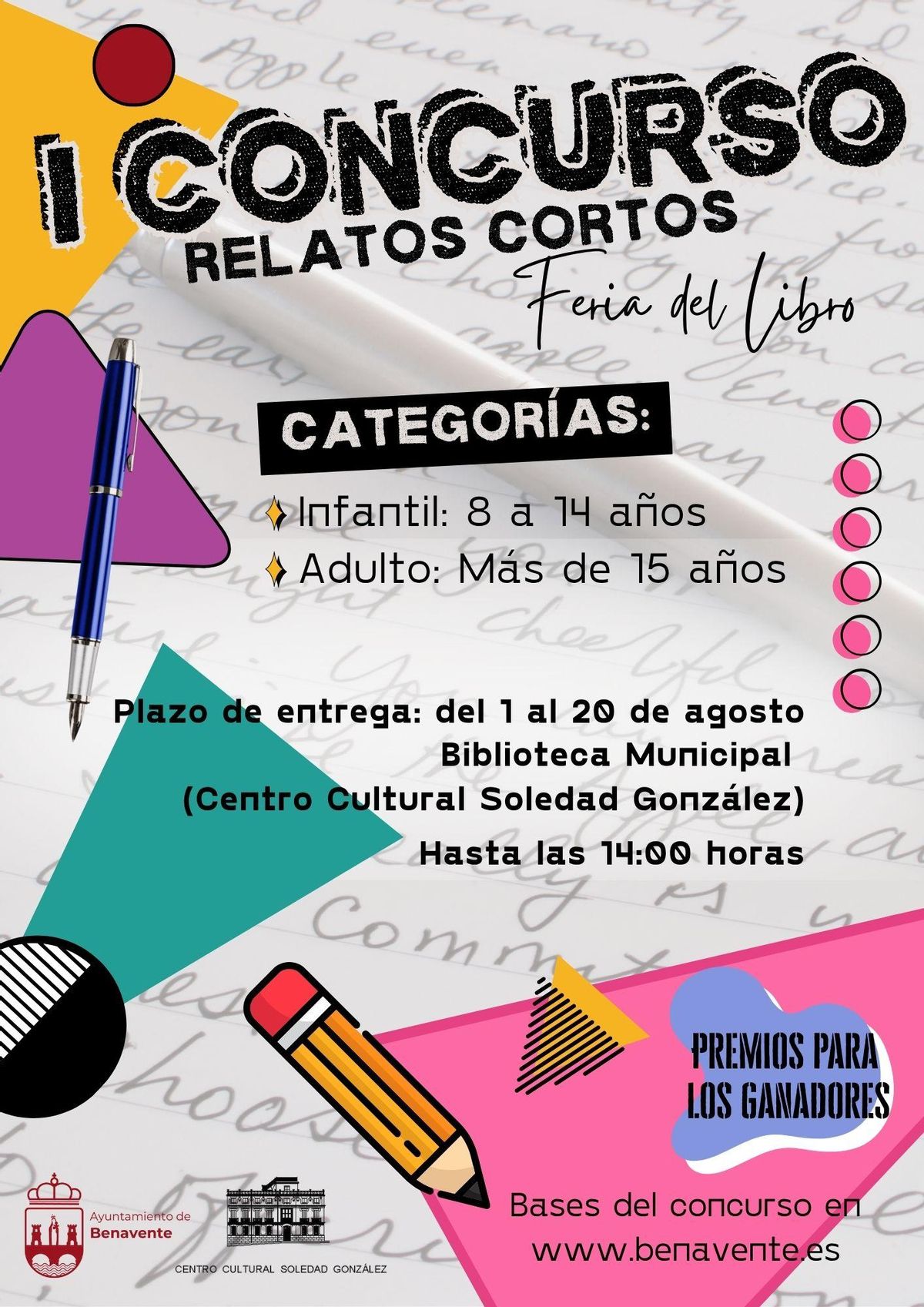 Cartel del concurso de relatos cortos.