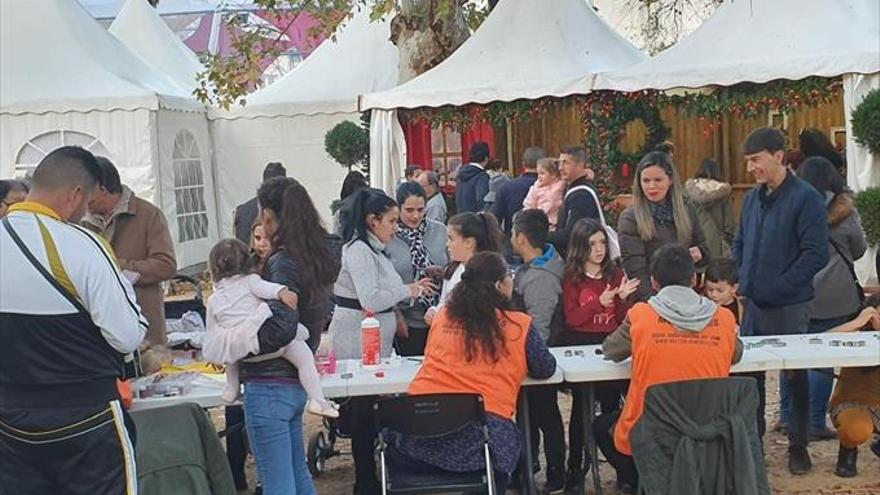 El espíritu navideño toma el parque