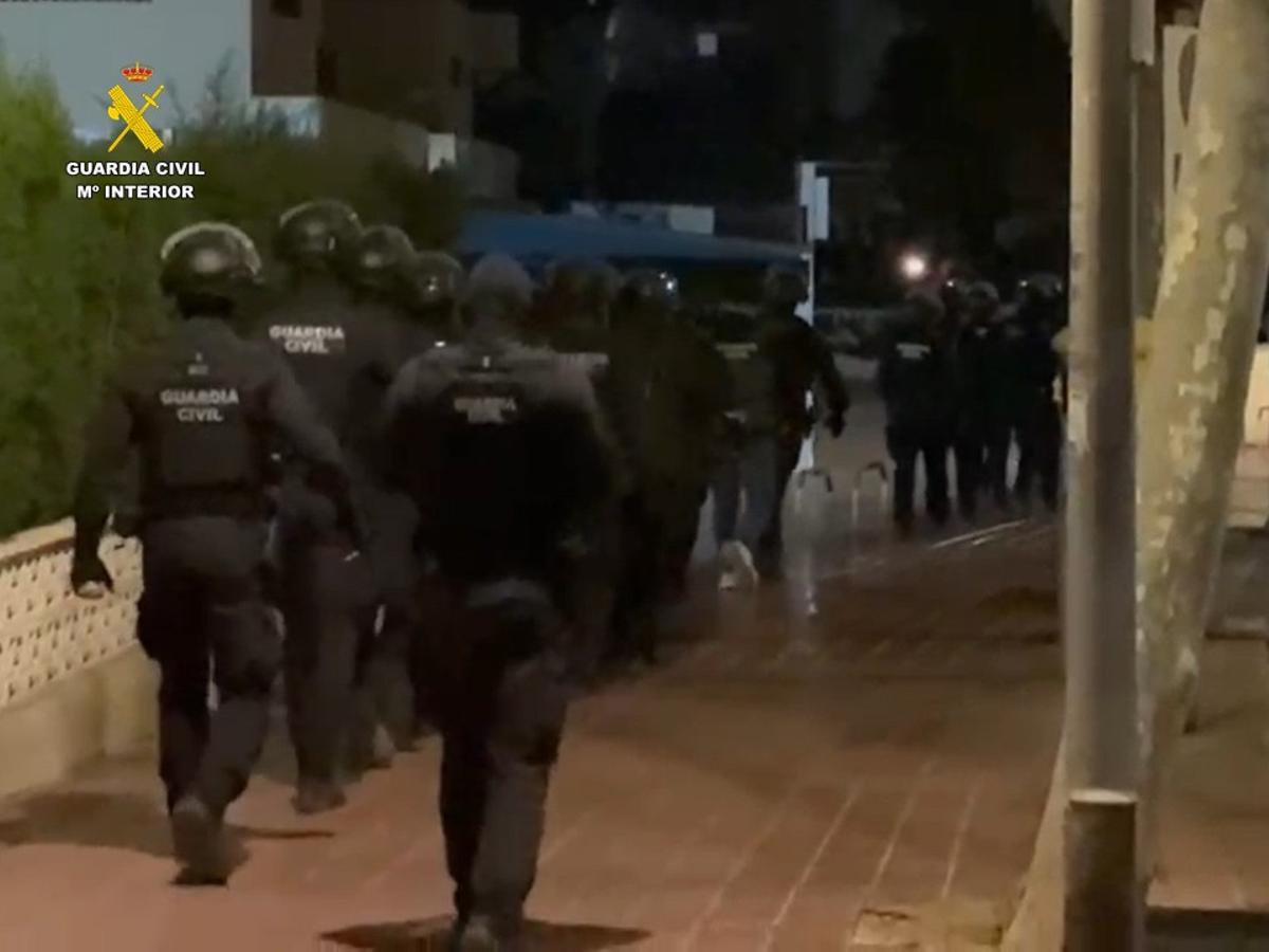 El fuerte despligue policial para atrapar a los integrantes de la banda criminal