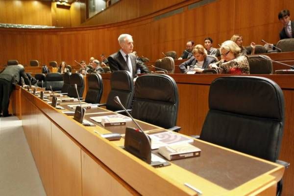 Fotogalería de la sesión plenaria de las Cortes de Aragón