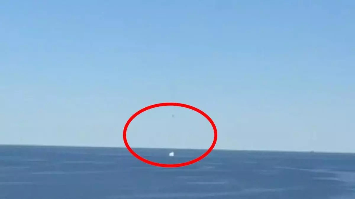 Este es el momento en el que Rumanía destruye un dron marino ruso dentro de sus aguas