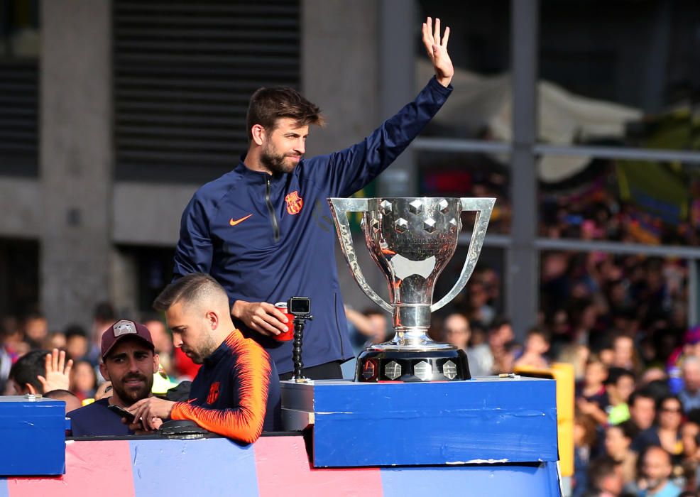 Rua del Barça: les millors fotos de la festa dels campions