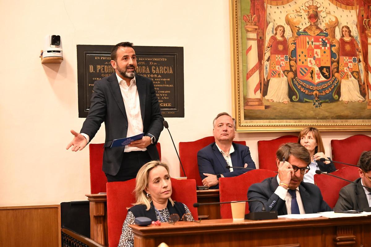 El concejal Samuel Ruiz será el encargado de defender la moción de Vox en Elche