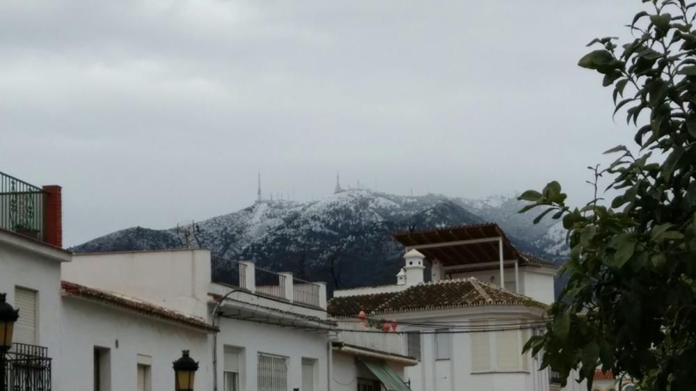 Vista del repetidor del Mijas