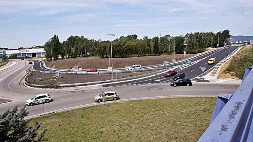 Ampliació i nou vial a la sortida de la C-65, a la zona de l&#039;Avellaneda de Girona.