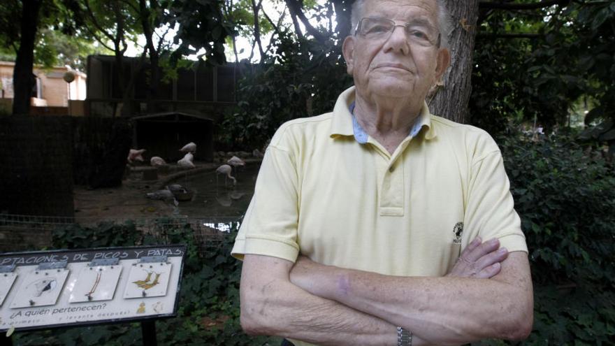 Ignacio Docavo cuando se clausuró el zoo de Valencia.