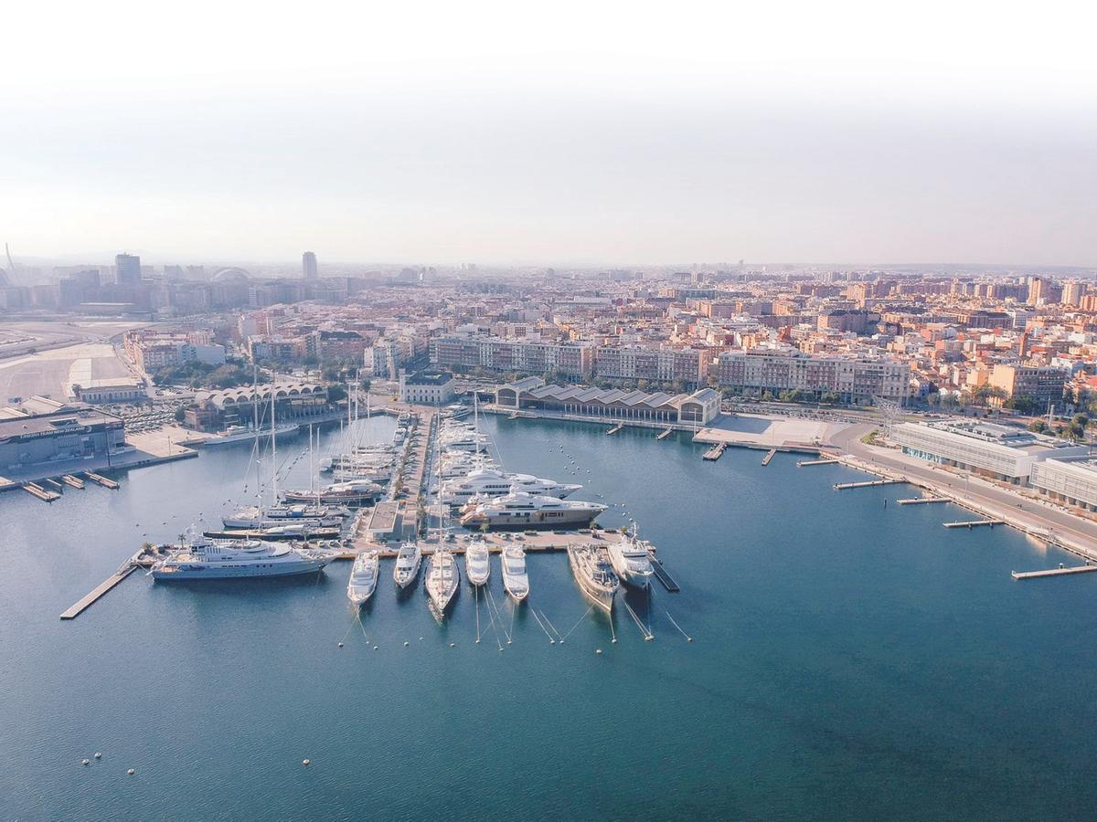 Panorámica de la Marina de València