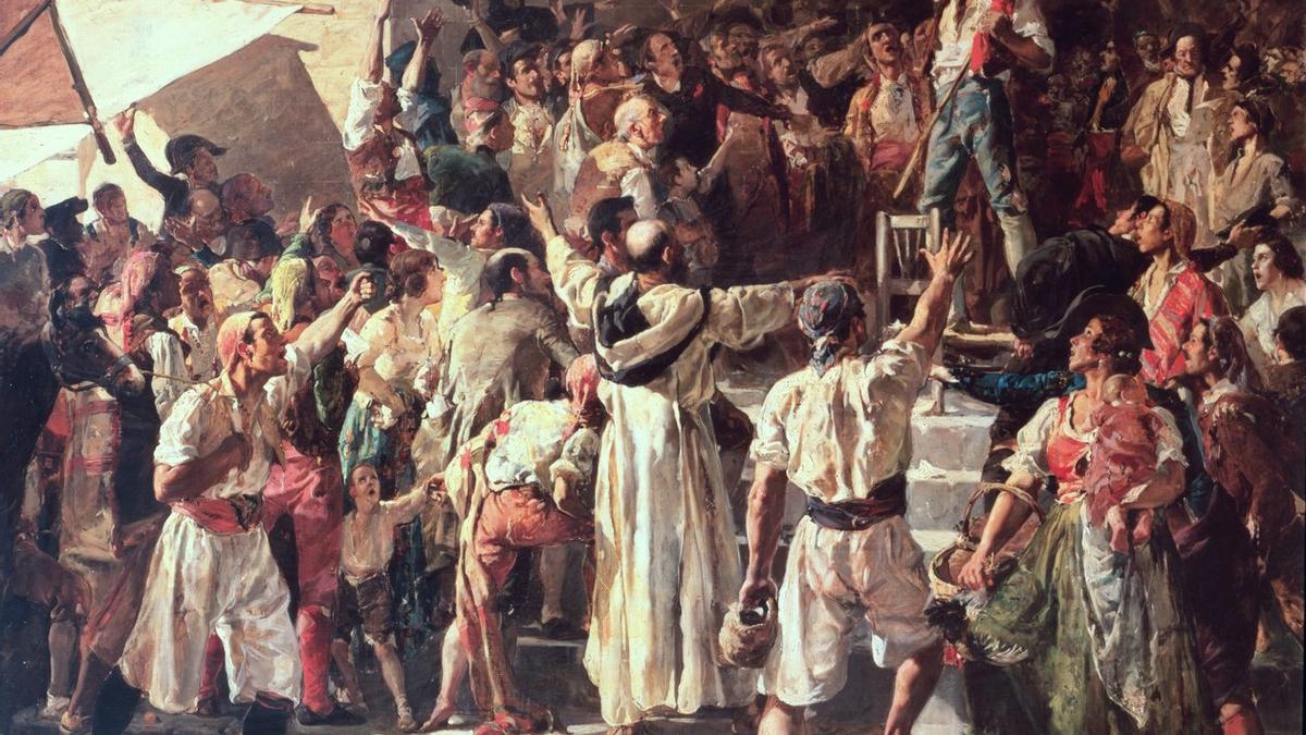 "El Palleter declarando la guerra a Napoleón’ de Sorolla