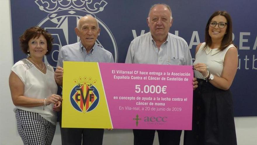 El Villarreal destina 5.000 € a la lucha contra el cáncer