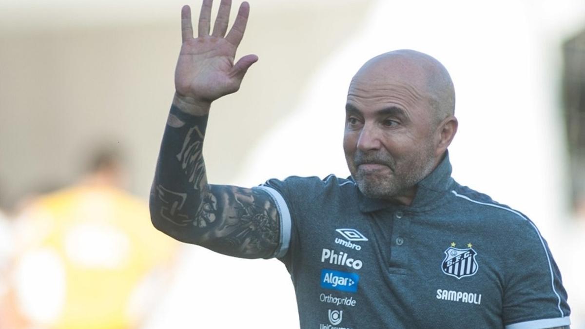 Sampaoli colocó a Santos como el segundo mejor del Brasileirao