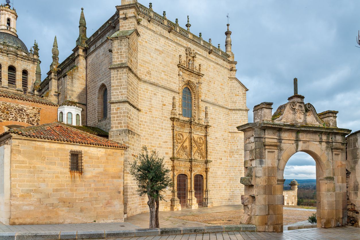 Catedral de Santa María de la Asunción en Coria, Cáceres, Extremadura.