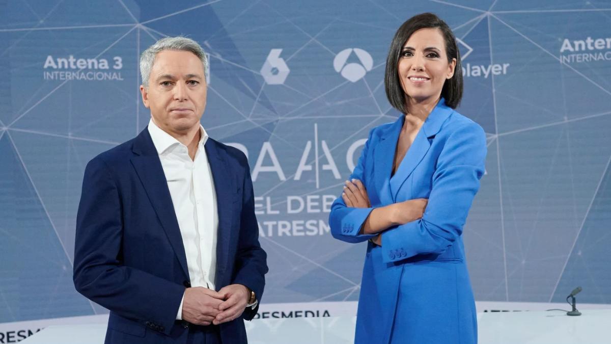 Vicente Vallés y Ana Pastor, moderadores de ’Cara a Cara. El Debate’.