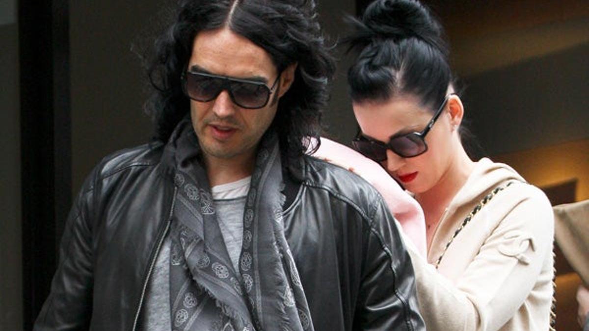 Katy Perry y Russell Brand, ¿cada vez más distanciados?