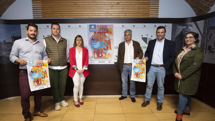 El II Festival de los Oficios Artesanos de la provincia de Cáceres llega a seis pueblos