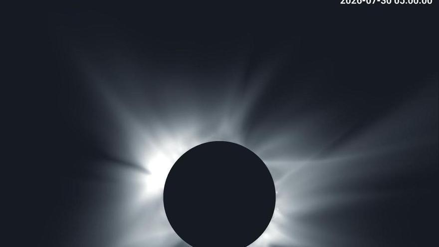 El superordenador de La Palma predice cómo será la corona solar durante el eclipse del 12 de agosto