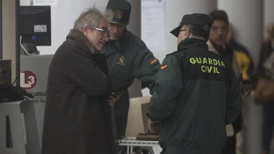 Caturla durante su última visita a la Ciudad de la Justicia.