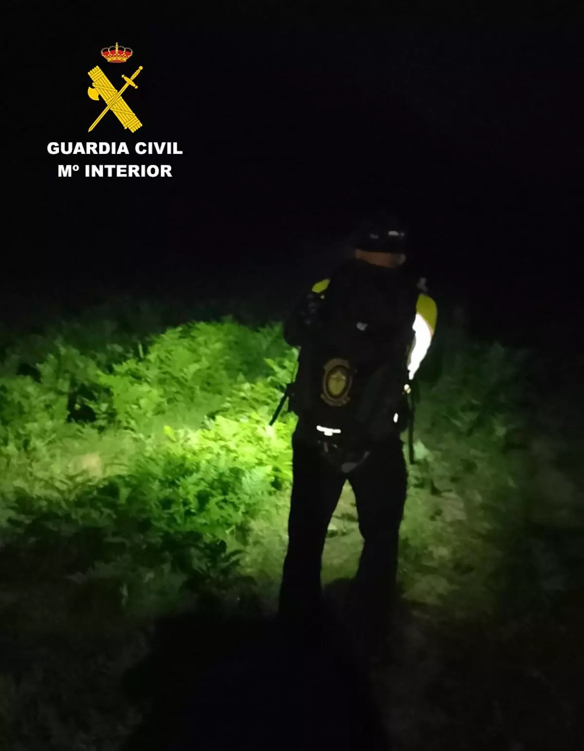 La guardia civil rescata a un senderista en el municipio de Aller tras toda la noche de búsqueda