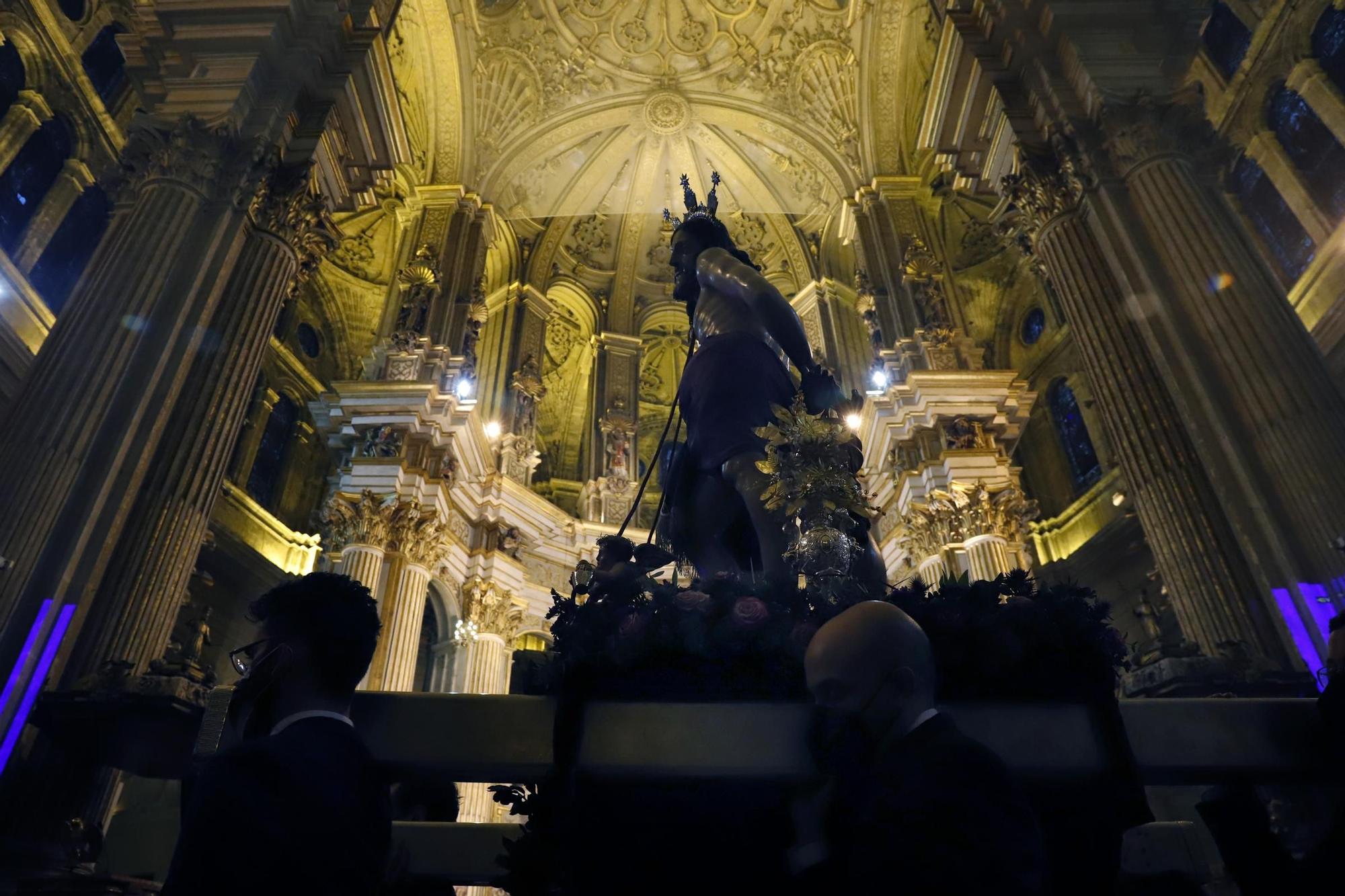 El Cristo de la Salud preside el vía crucis del primer viernes de Cuaresma en Málaga