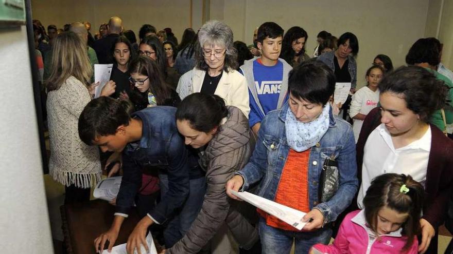 Alumnos y profesores del conservatorio en la presentación del curso, el mes pasado. // Bernabé/Javier Lalín