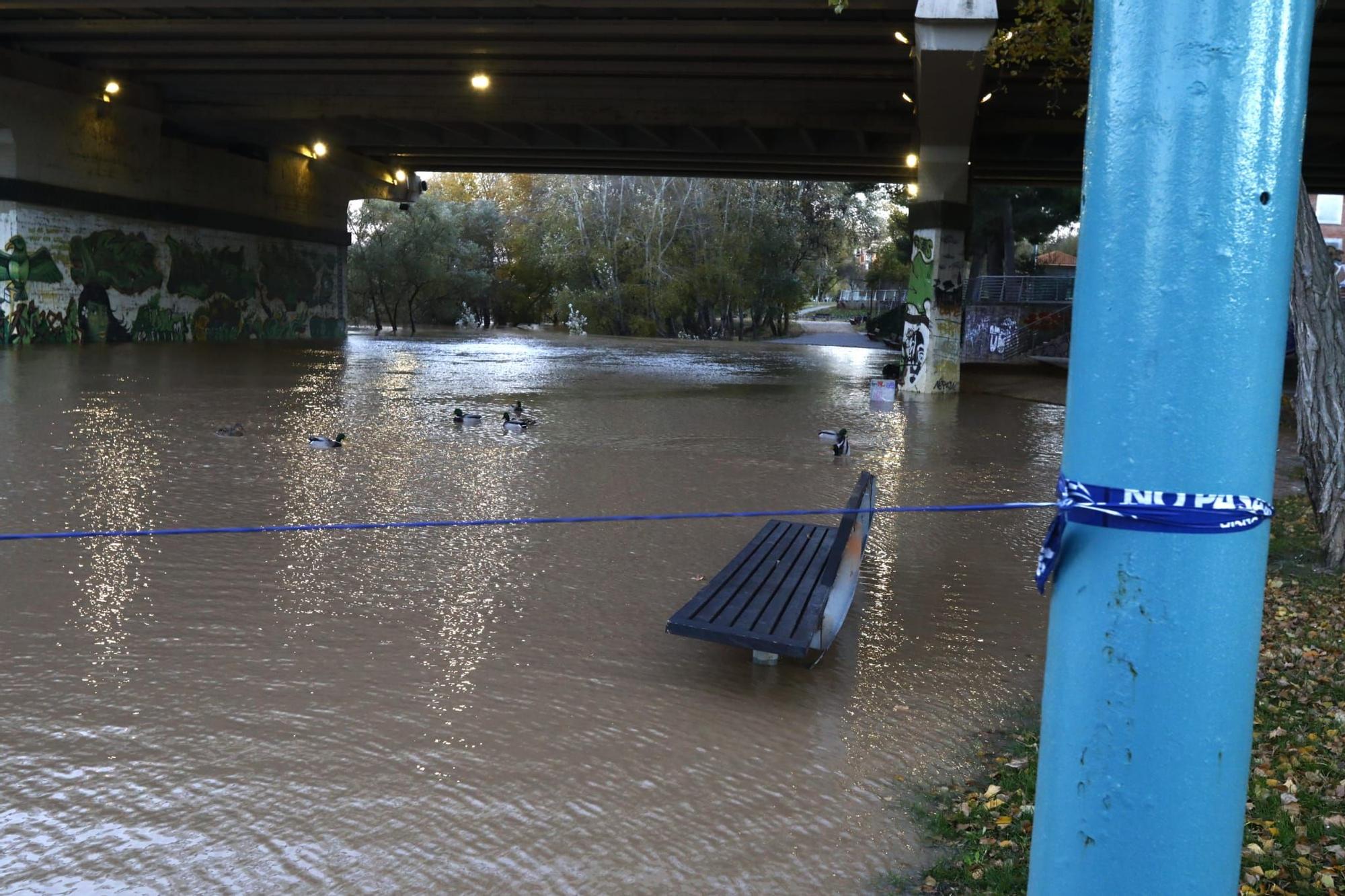 El río Ebro sufrirá esta madrugada su primera crecida de 2021